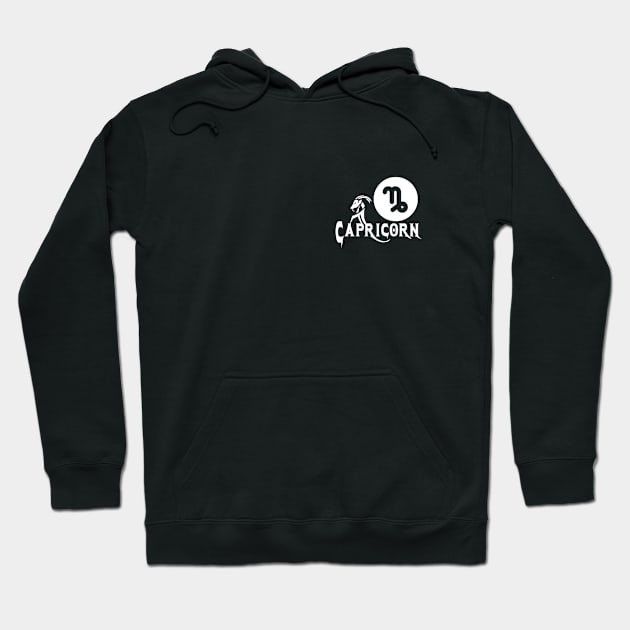 Capricorn Star Sign Hoodie by Jambo Designs